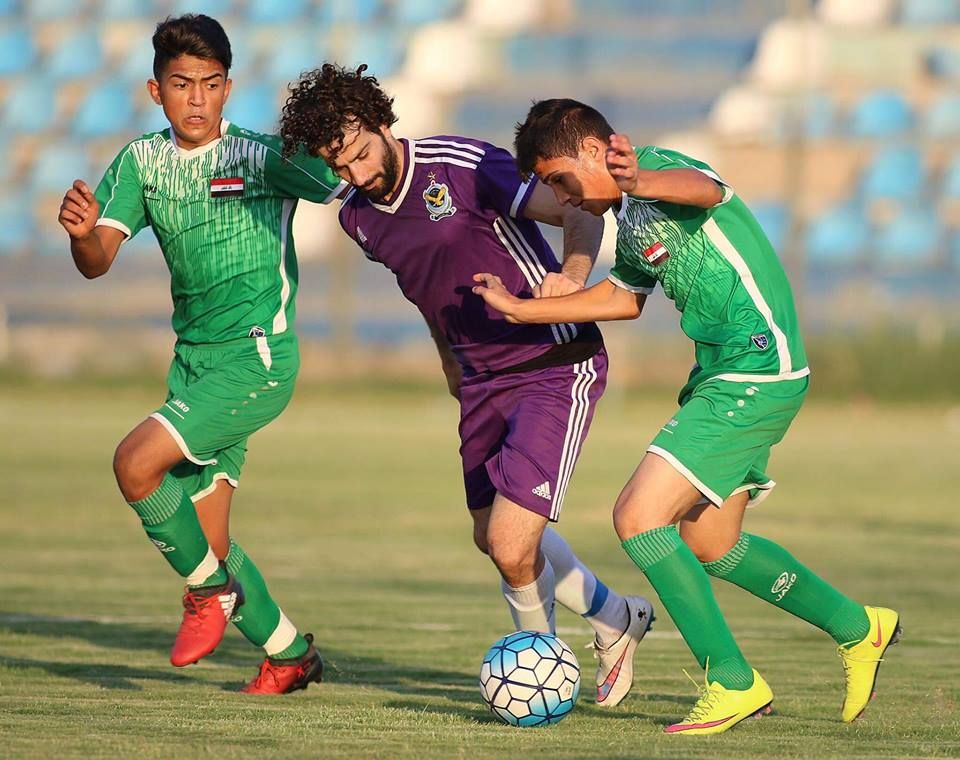 من مباراة منتخب الناشئين والقوة الجوية