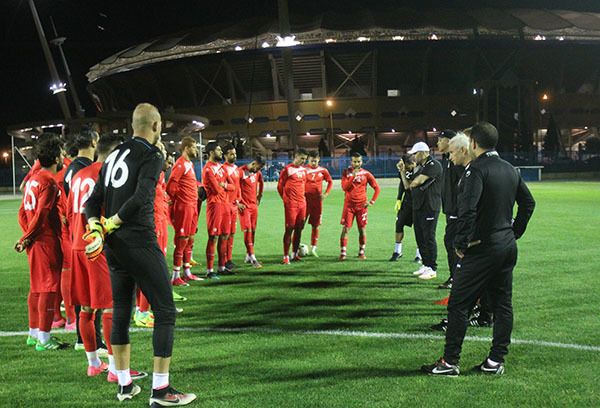 من المران الأخير لمنتخب تونس