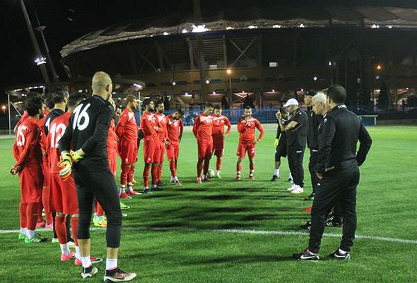 من المران الأخير لمنتخب تونس