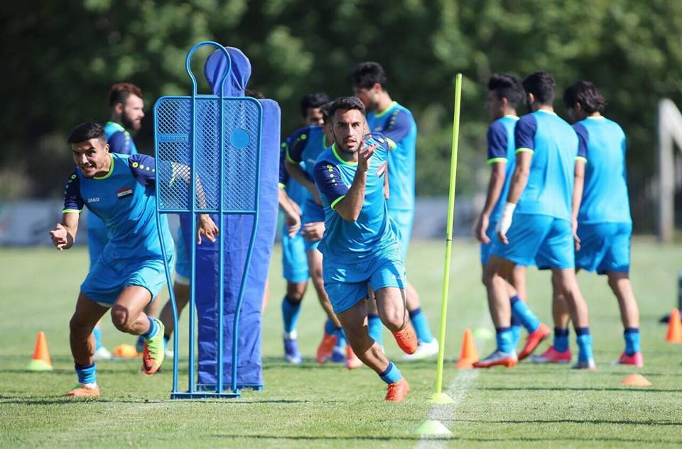 جانب من تدريبات العراق