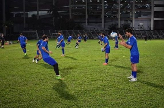 من تدريبات منتخب سوريا