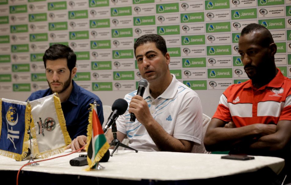 عبد الناصر بركات في المؤتمر الصحافي