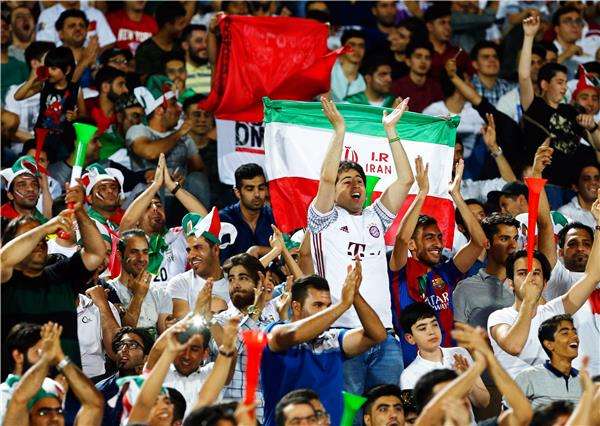 فرحة الجماهير الإيرانية