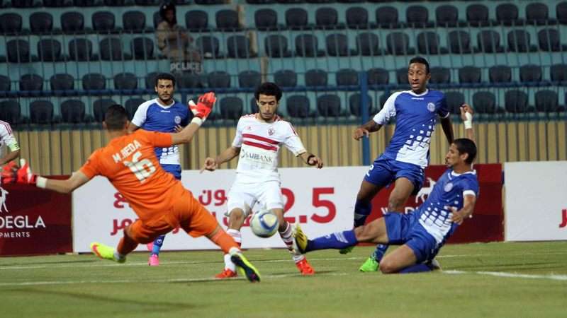 صورة أرشيفية من مباريات الزمالك وأسوان