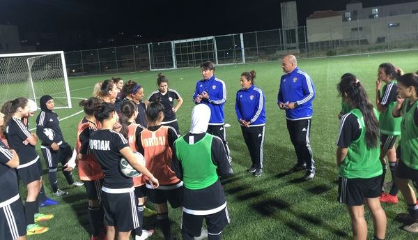 من تدريبات منتخب الأردن