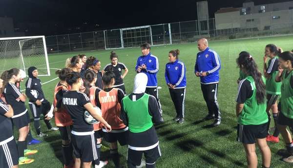 من تدريبات منتخب الأردن