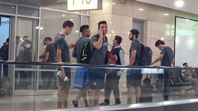لاعبو الزمالك في مطار القاهرة