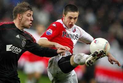 صورة من مباراة أياكس أمستردام وأوتريخت 