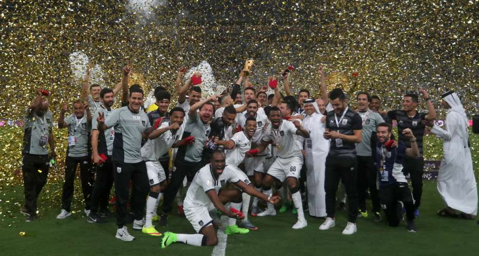 جانب من تتويج نادي السد