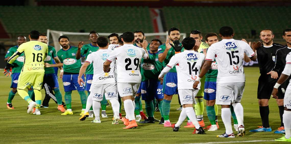 من مباراة سابقة بين الزمالك والمقاصة