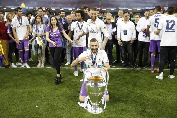 بنزيمة فاز مع ريال مدريد بدوري أبطال أوروبا في الموسم المنقضي
