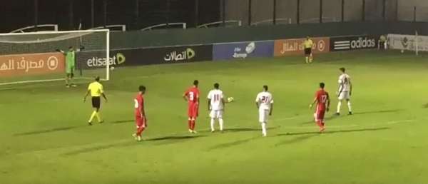 جانب من المباراة