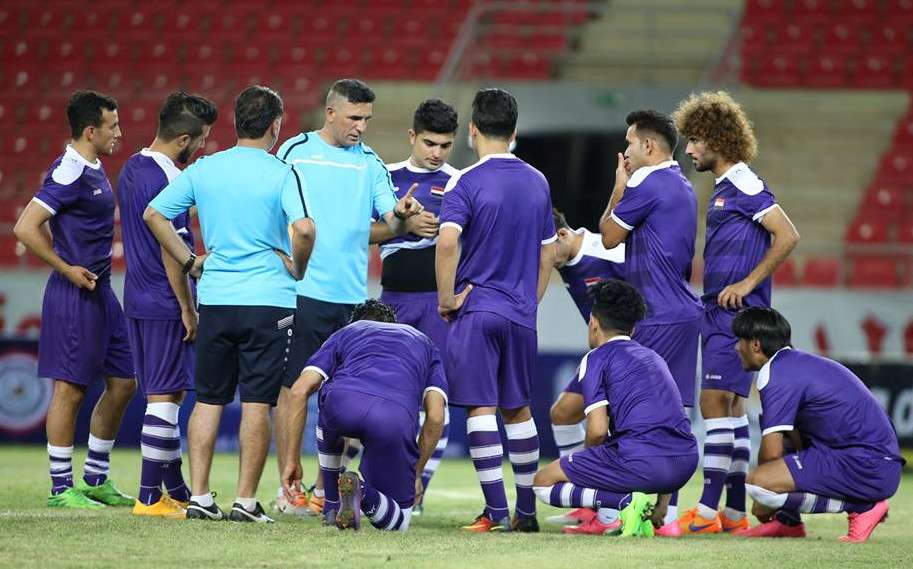 جانب من تدريب المنتخب العراقي