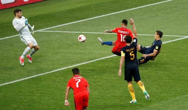 تشيلي نجحت في العبور إلى نصف النهائي خلف ألمانيا