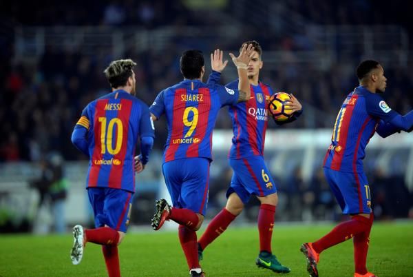 لاعبو برشلونة