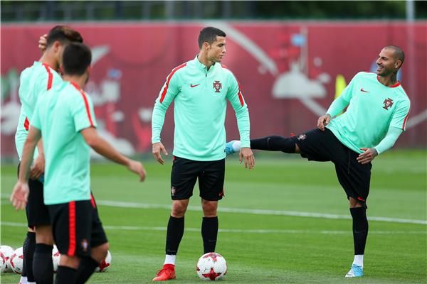 من تدريبات منتخب البرتغال