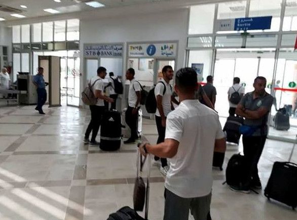 بعثة فريق الأهلي تصل تونس