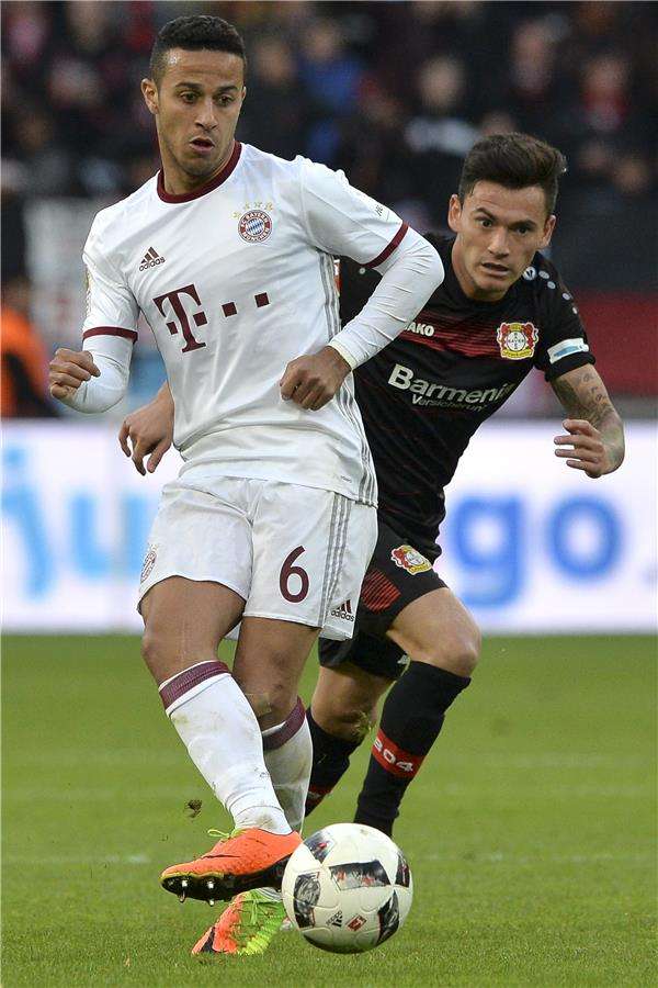 من مواجهة سابقة بين بايرن ميونيخ وباير ليفركوزن