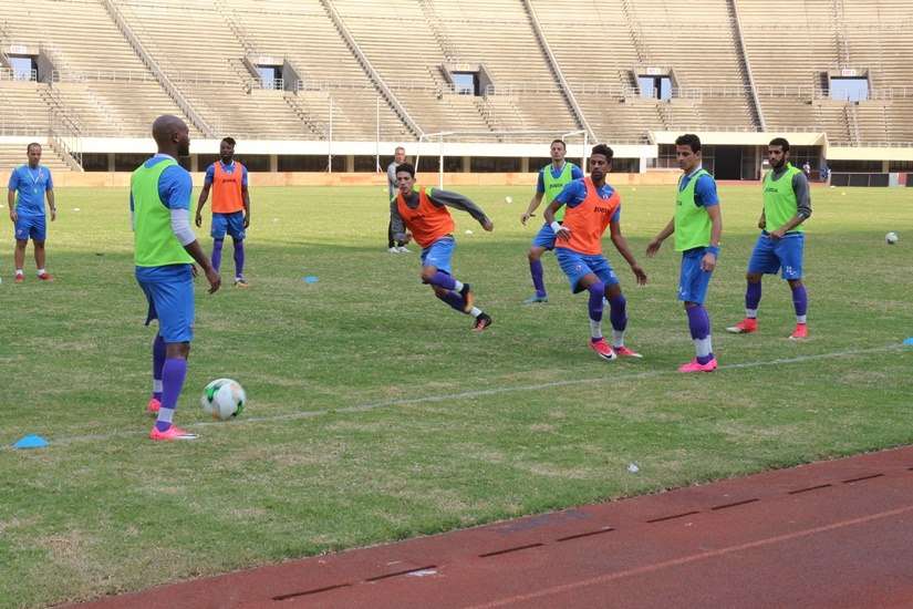 جانب من تدريبات الزمالك