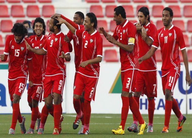 لاعبو منتخب الإمارات الأولمبي