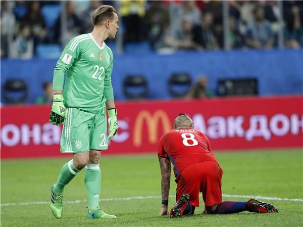 تير شتيجن أمام تشيلي