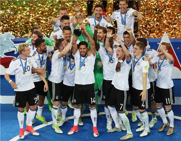جانب من تتويج المنتخب الألماني