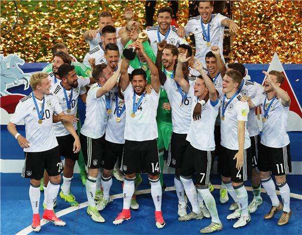 جانب من تتويج المنتخب الألماني