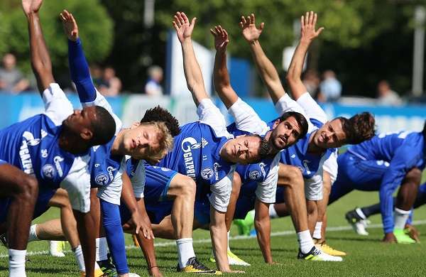 من تدريبات شالك اليوم