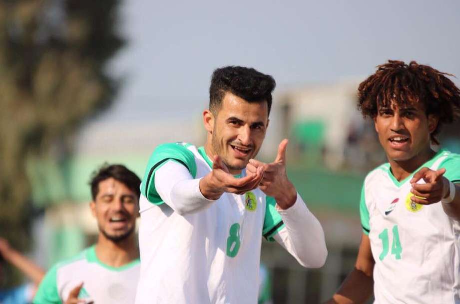 فرحة لاعبي النفط