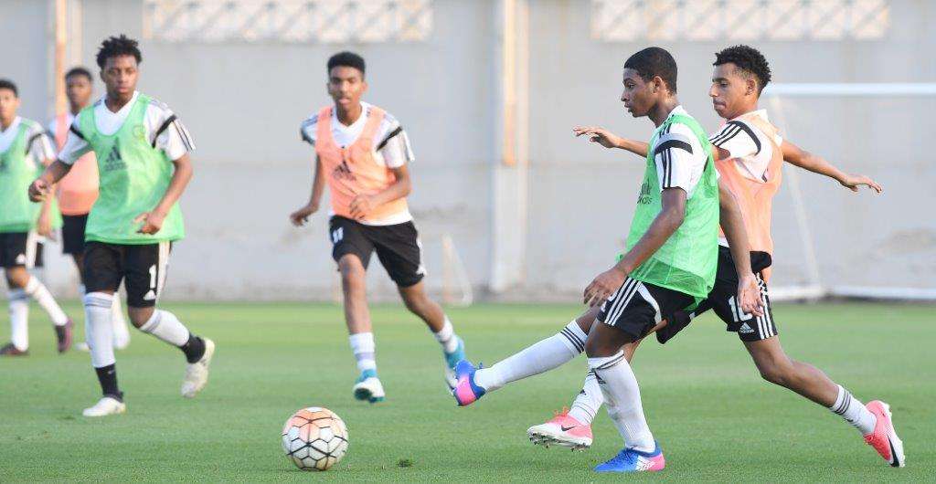 من تدريبات منتخب الناشئين