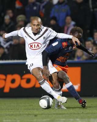 صورة من مبارة اليوم التي جمعت بين بوردو ومونبلييه