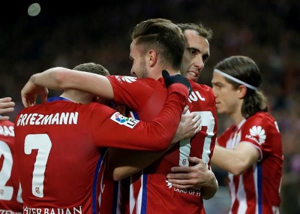 ساؤول بين لاعبي أتلتيكو مدريد