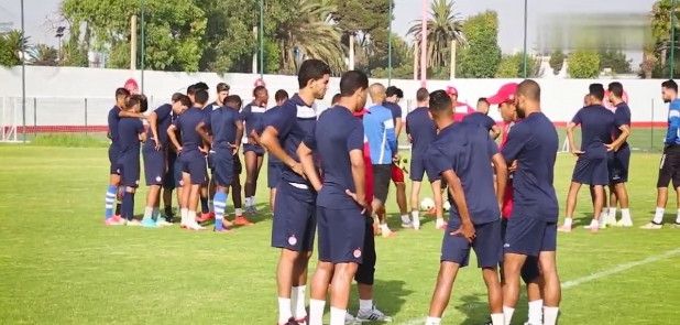 جانب من تدريبات الوداد البيضاوي