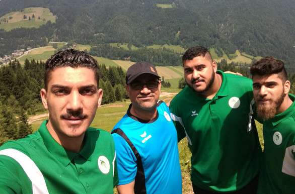 لاعبو منتخب الشباب السعودي 