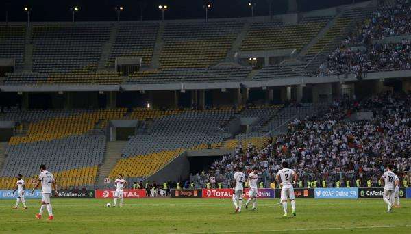 جانب من لقاء الزمالك مع أهلي طرابلس