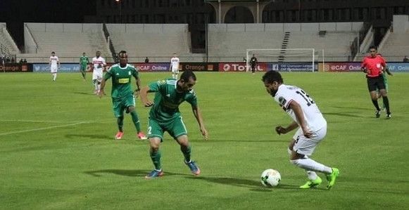جانب من لقاء الزمالك والأهلي طرابلس