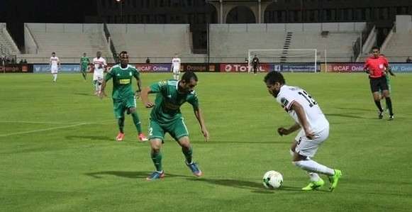 جانب من لقاء الزمالك والأهلي طرابلس