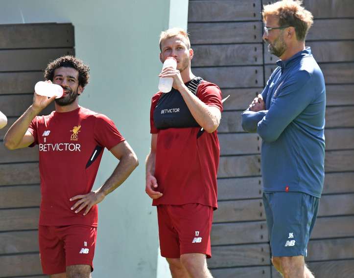  يورجن كلوب ومحمد صلاح