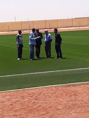 وفد الكاف في ملعب الزويرات