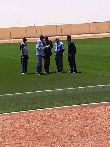 وفد الكاف في ملعب الزويرات