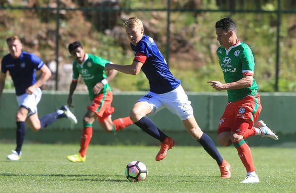 جانب من المباراة 