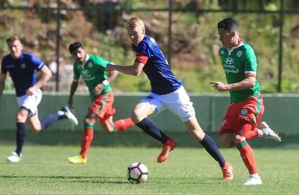 جانب من المباراة 