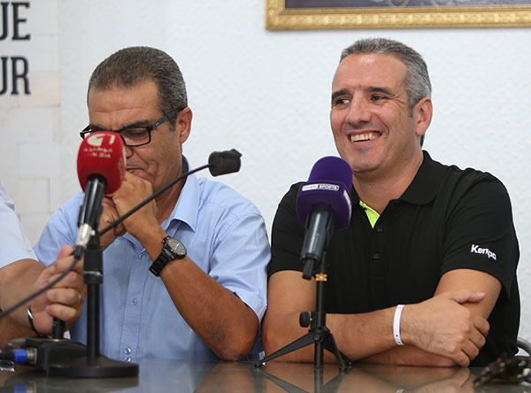 من المؤتمر الصحفي الاسباني جيرونا 