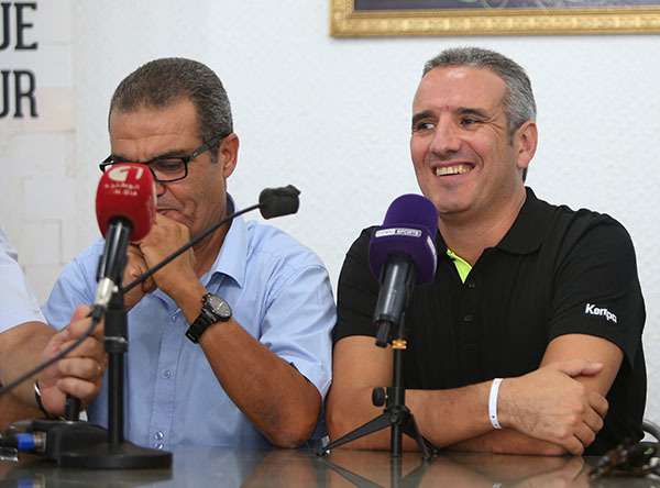 من المؤتمر الصحفي الاسباني جيرونا 