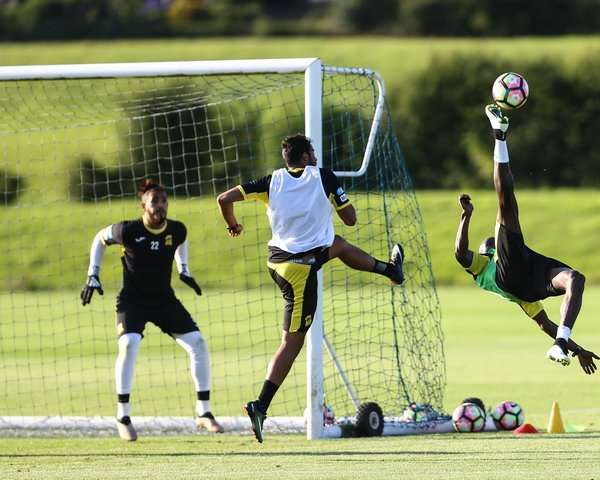 من تدريبات فريق الاتحاد