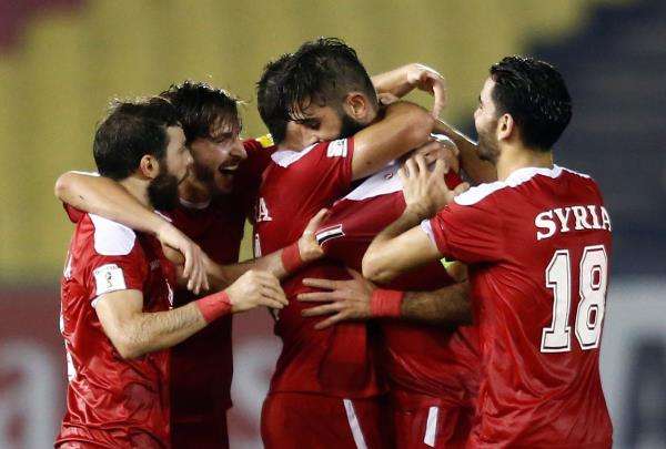 لاعبو المنتخب السوري