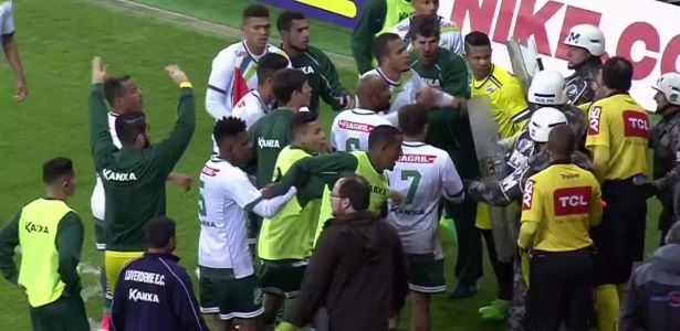 جانب من مشاهد الفوضى