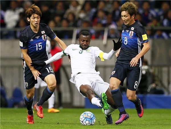 مواجهة سابقة بين السعودية واليابان