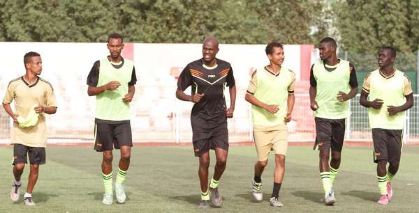 جانب من تدريبات الخرطوم الوطني
