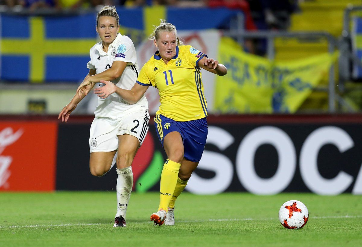 من مباراة ألمانيا والسويد